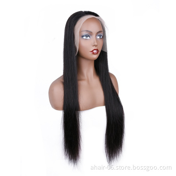 Allrun New Products HD Swiss Lace Wigs Wholesale,20-30 Inch 10A Top Grade 13*6 Lace Wig 100% Raw Brazilian Virgin Human Hair